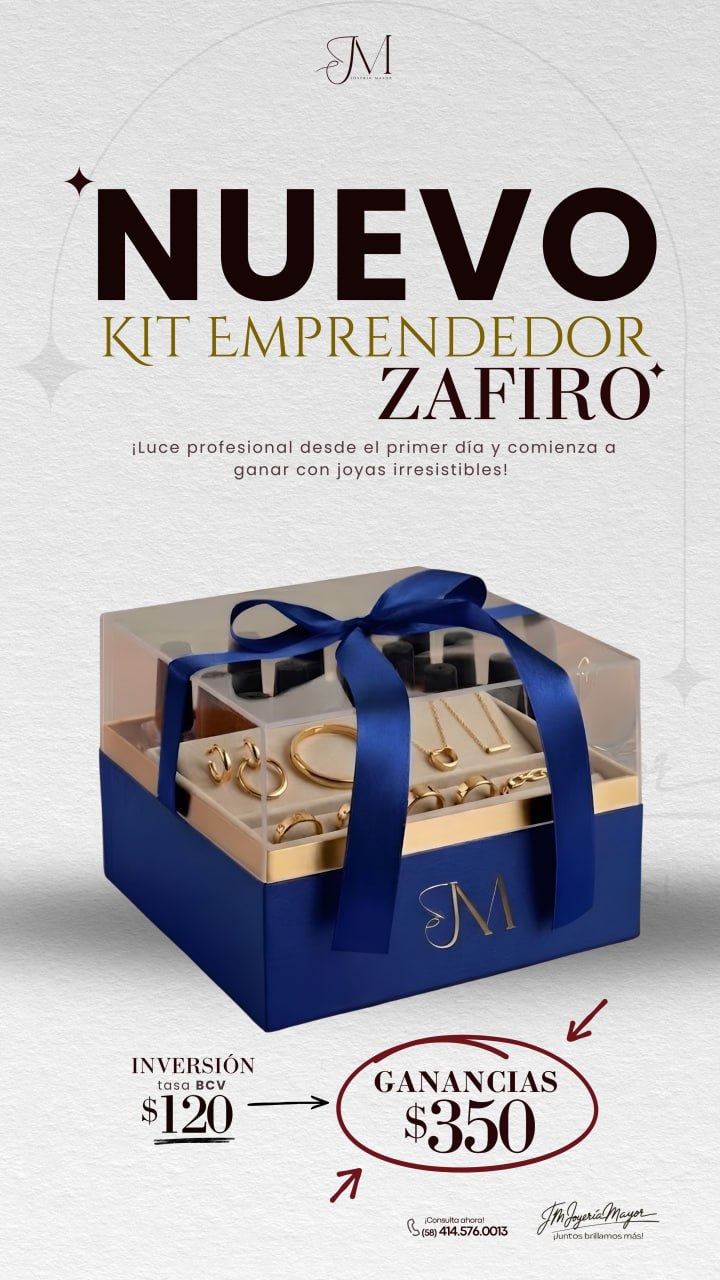Kit Zafiro — JM Joyería Mayor